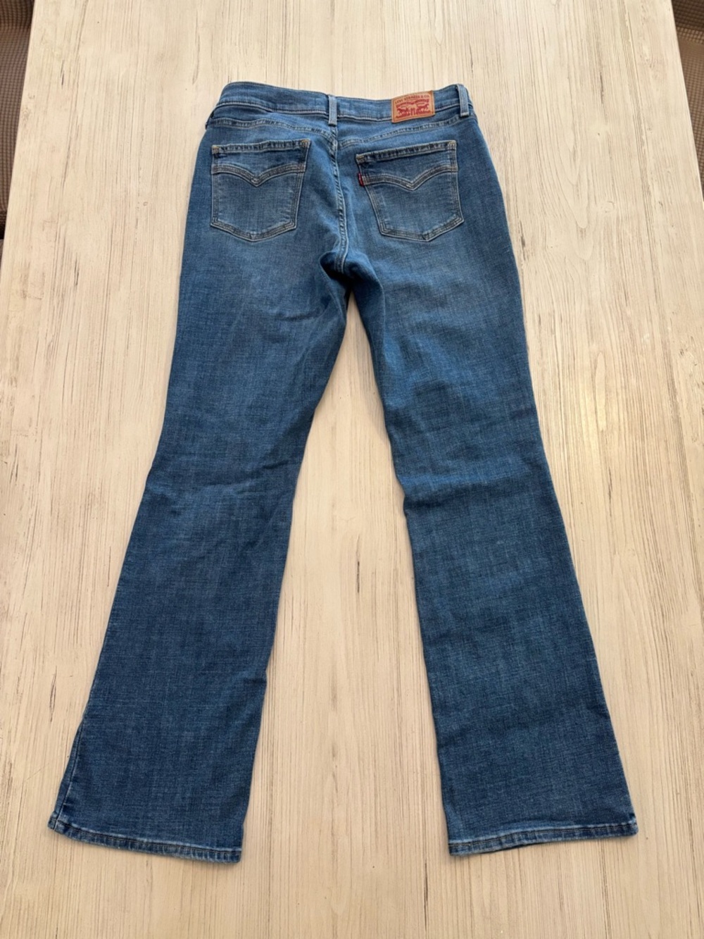 Levi's Women's Medium Blue Flared Jeans